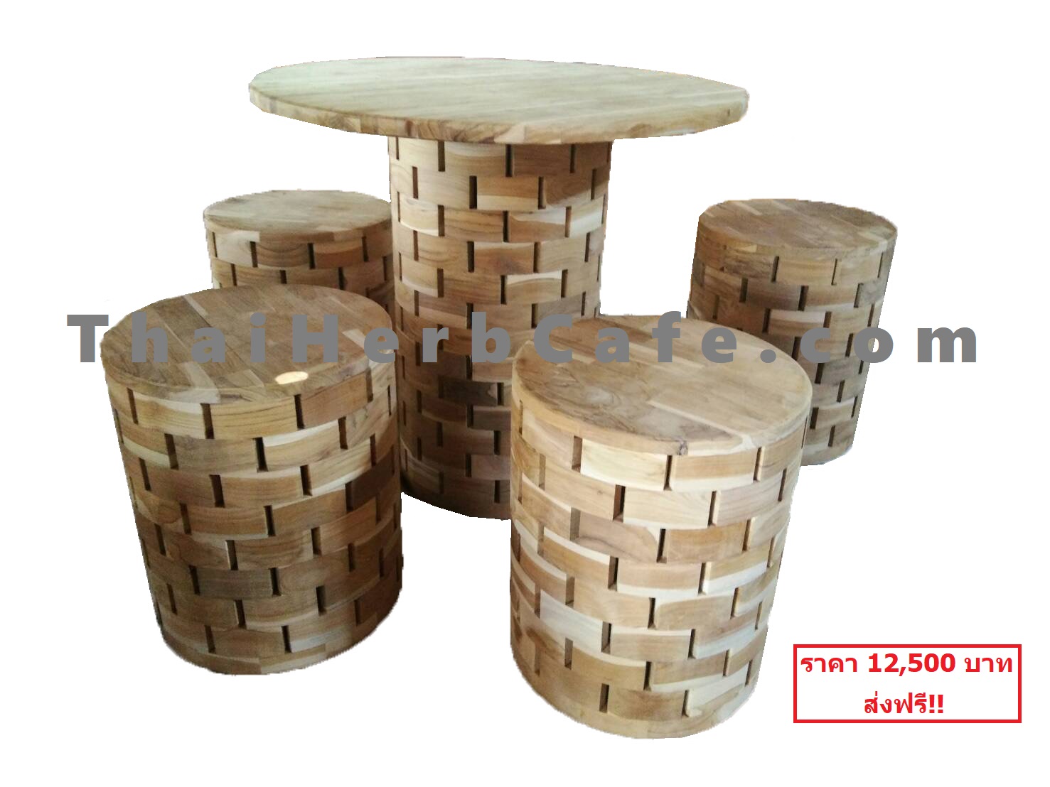 ชุดโต๊ะไม้สักปาเก้ โต๊ะไม้ โต๊ะกาแฟ โต๊ะอาหาร โต๊ะนั่งเล่น โต๊ะสนาม ไม้สักแท้