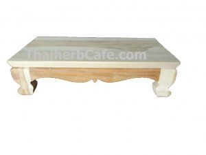 โต๊ะยอด โต๊ะหมู่บูชา ฐานรองพระ แท่นรองพระ ตั่งวางพระ หิ้งพระ ฐานรองพระไม้สัก ชั้นวางพระไม้สัก ขาสิงห์ ไม้ดิบ