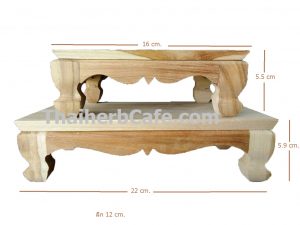 โต๊ะยอด โต๊ะหมู่บูชา ฐานรองพระ แท่นรองพระ ตั่งวางพระ หิ้งพระ ฐานรองพระไม้สัก ชั้นวางพระไม้สัก ขาสิงห์ ไม้ดิบ